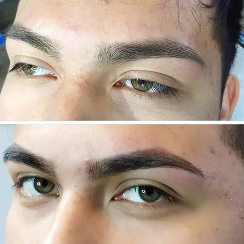 henna brows for men